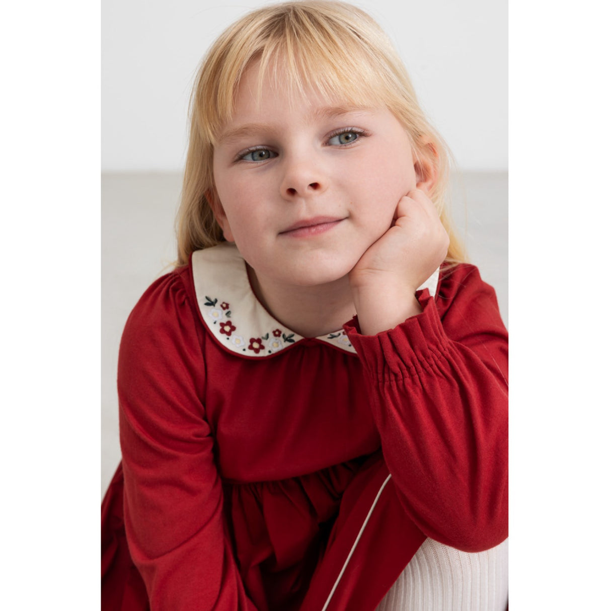 MarMar Modal Fine Hibiscus Red Dielle Kjole