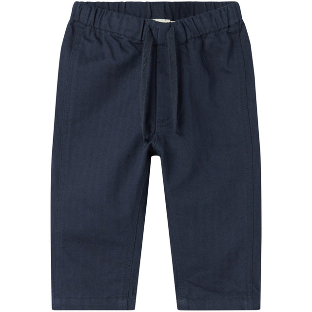MarMar Herringbone Twill Pilot Navy Polle Bukser
