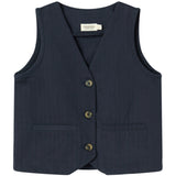 MarMar Herringbone Twill Pilot Navy Jason Vest
