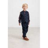 MarMar Check Pilot Navy Check Tommy Skjorte