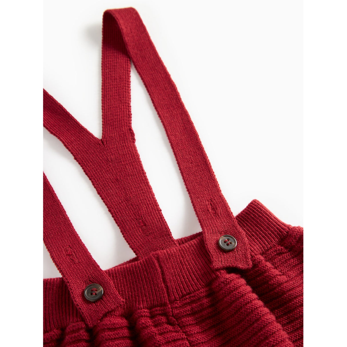 MarMar Cotton Rayon Knit Solid Hibiscus Red Perrin Bukser