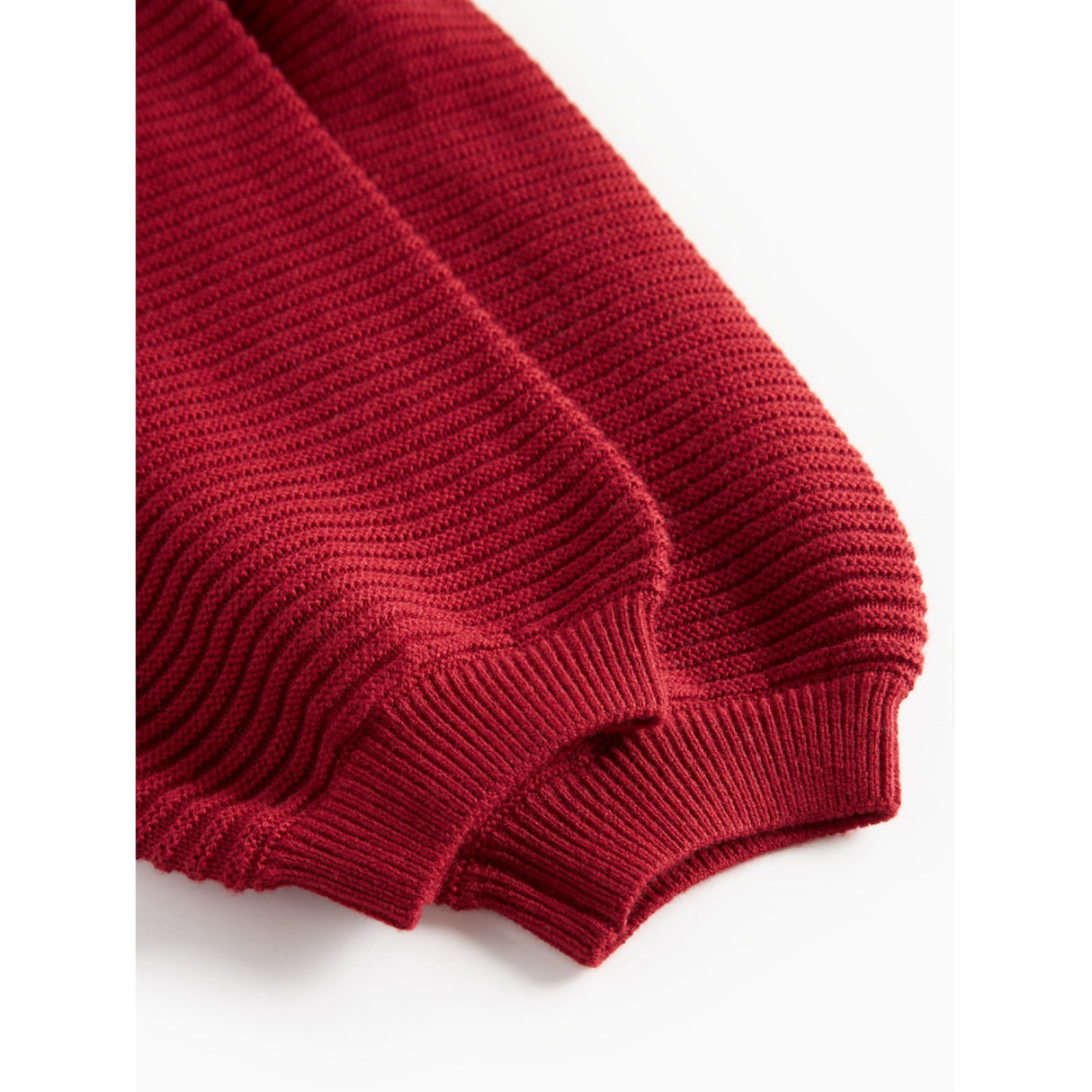 MarMar Cotton Rayon Knit Solid Hibiscus Red Perrin Bukser