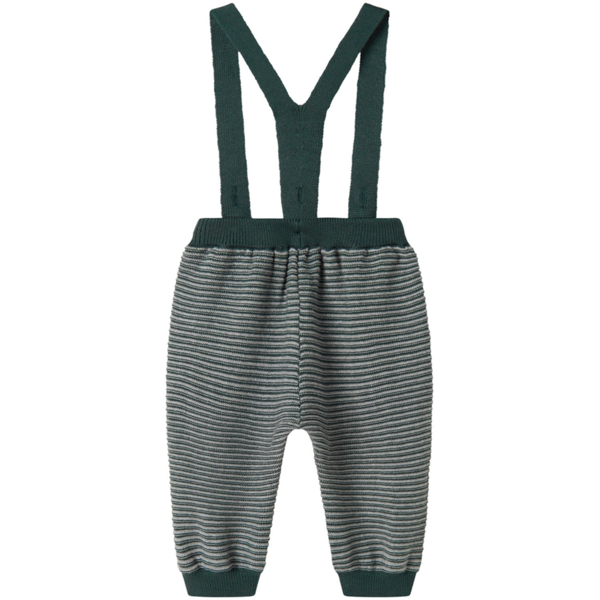 MarMar Cotton Rayon Knit Stripe Dark Leaf Stripe Perrin Bukser