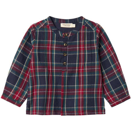MarMar Check Pilot Navy Check Totoro Skjorte