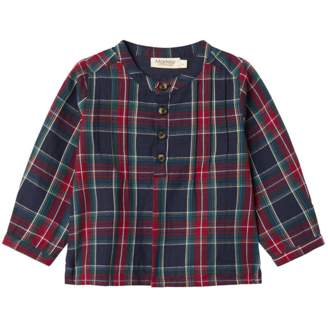 MarMar Check Pilot Navy Check Totoro Skjorte