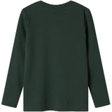 MarMar Modal Dark Leaf Plain Bluse