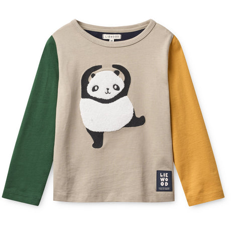 LIEWOOD Panda / Mist / Classic Navy Multi Mix Apia Placement Bluse