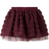Name It Burgundy Nmfsykia Tyl Skirt