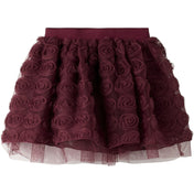 Name It Burgundy Nmfsykia Tyl Skirt