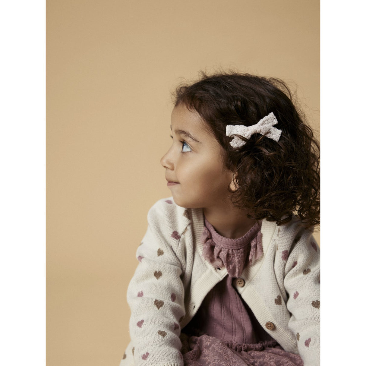 Lil'Atelier Turtledove Sepia Tint Nmfsaran Ls Strik Card Heart Lil