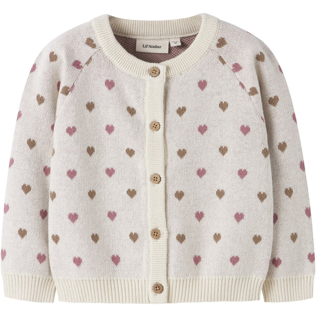 Lil'Atelier Turtledove Sepia Tint Nmfsaran Ls Strik Card Heart Lil