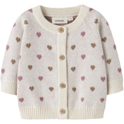 Lil'Atelier Turtledove Sepia Tint Nbfsaran Ls Strik Card Heart Lil