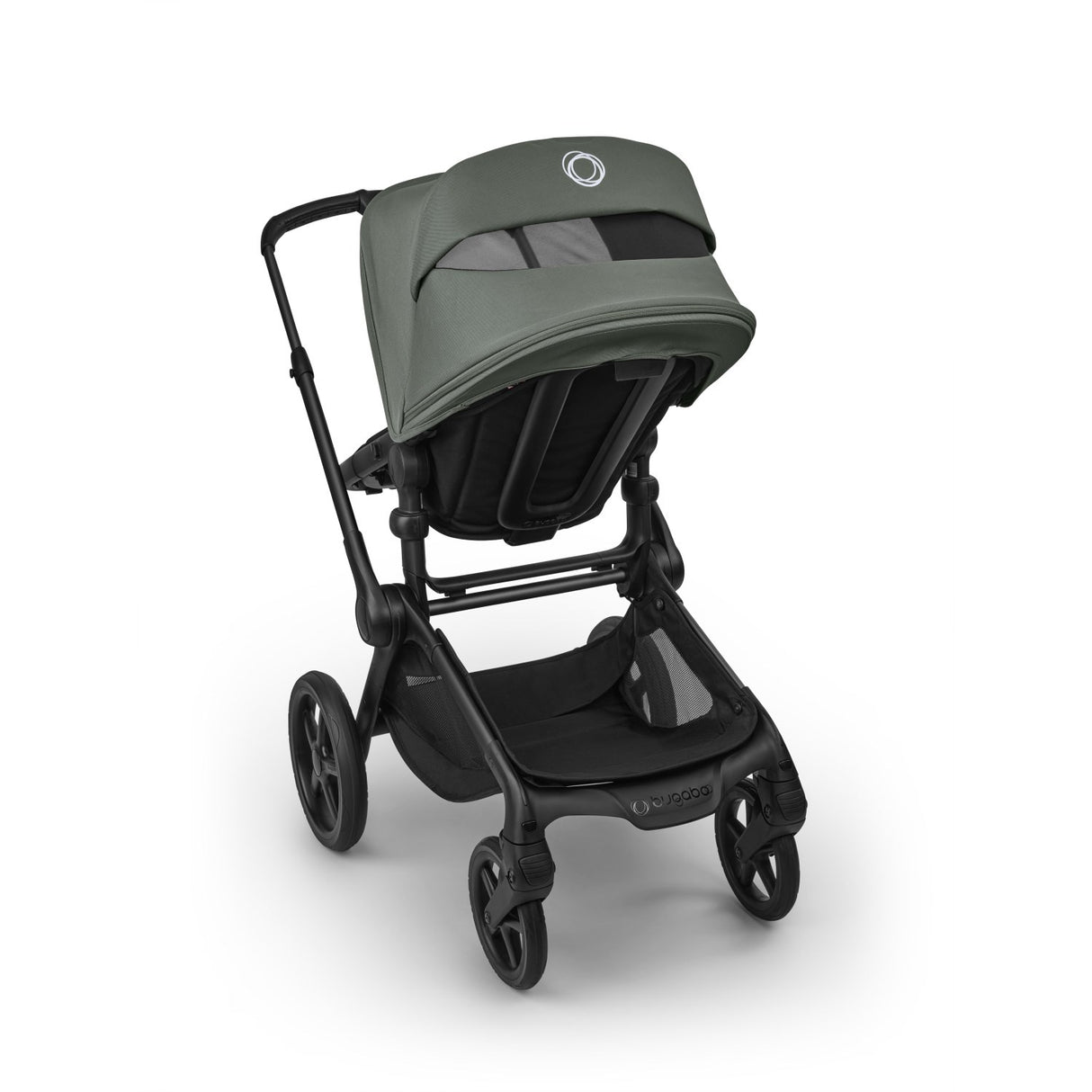 Bugaboo Fox 5 Renew Sun Canopy Black/Forest Green-Forest Green