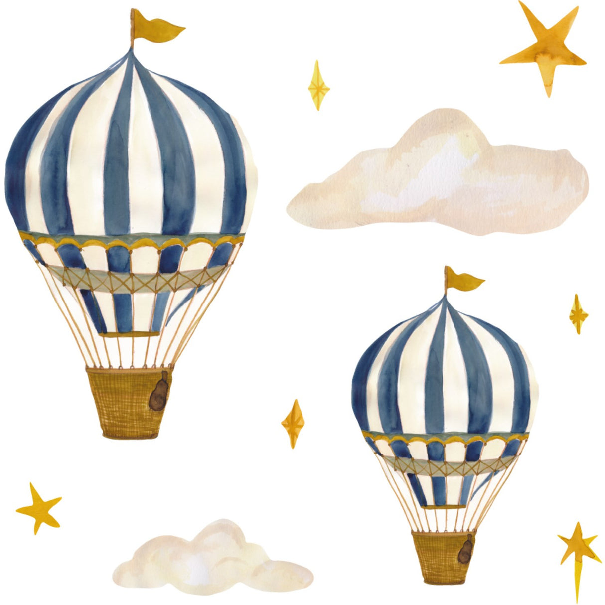 That's Mine Blue Wallsticker Dreamy Balloons