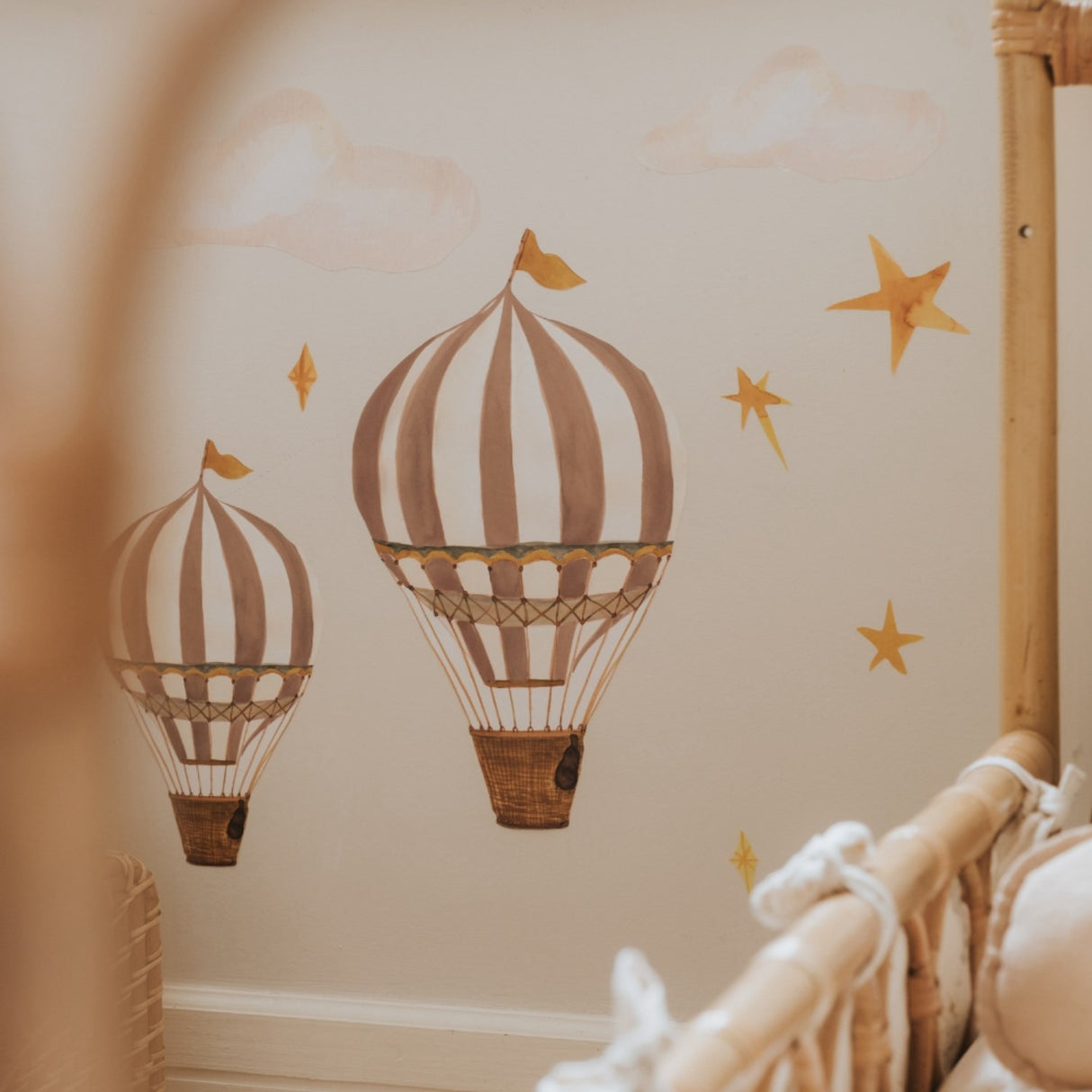 That's Mine Brown Wallsticker Dreamy Balloons