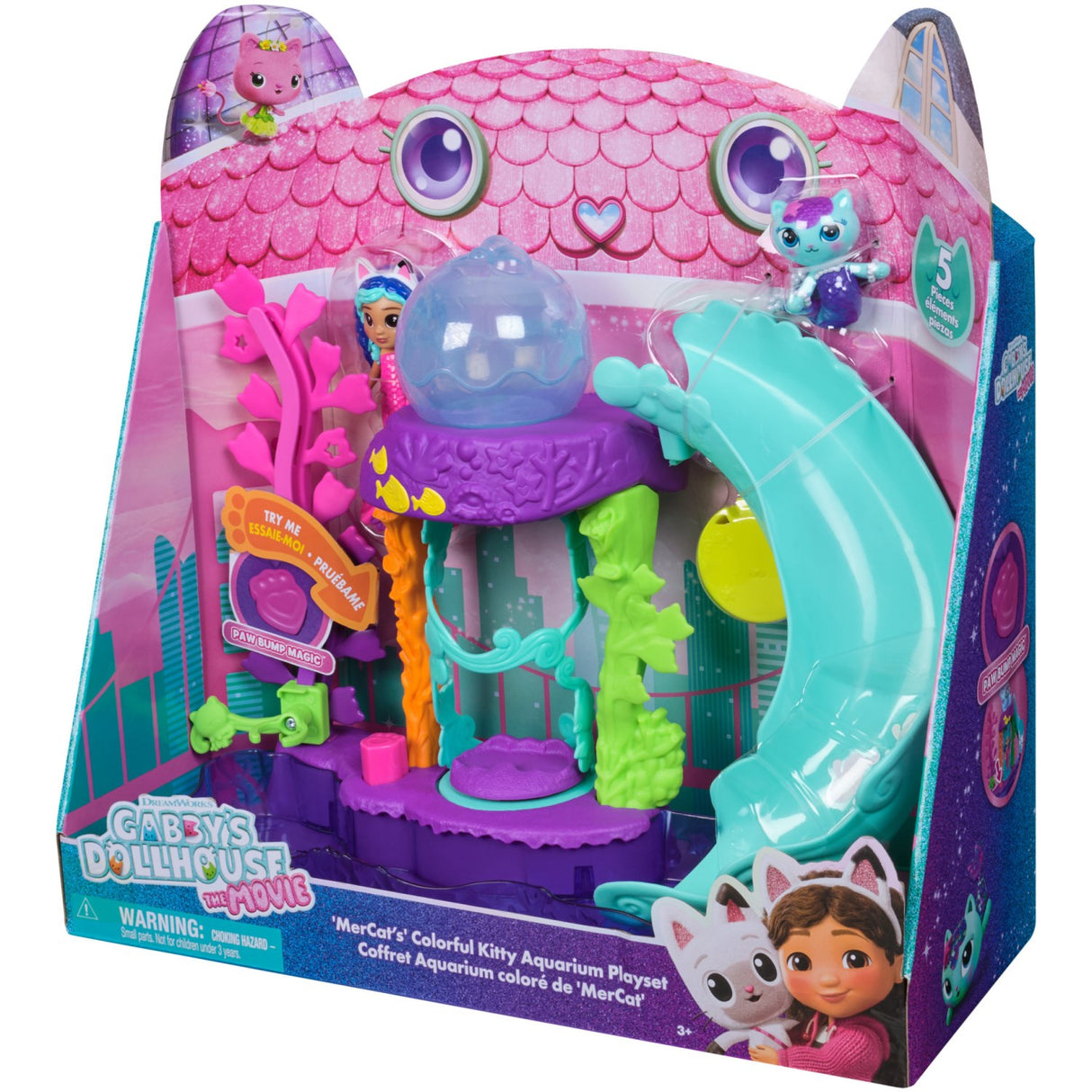 Gabby's Dollhouse Film Havkat's Kitty Akvarie Sæt