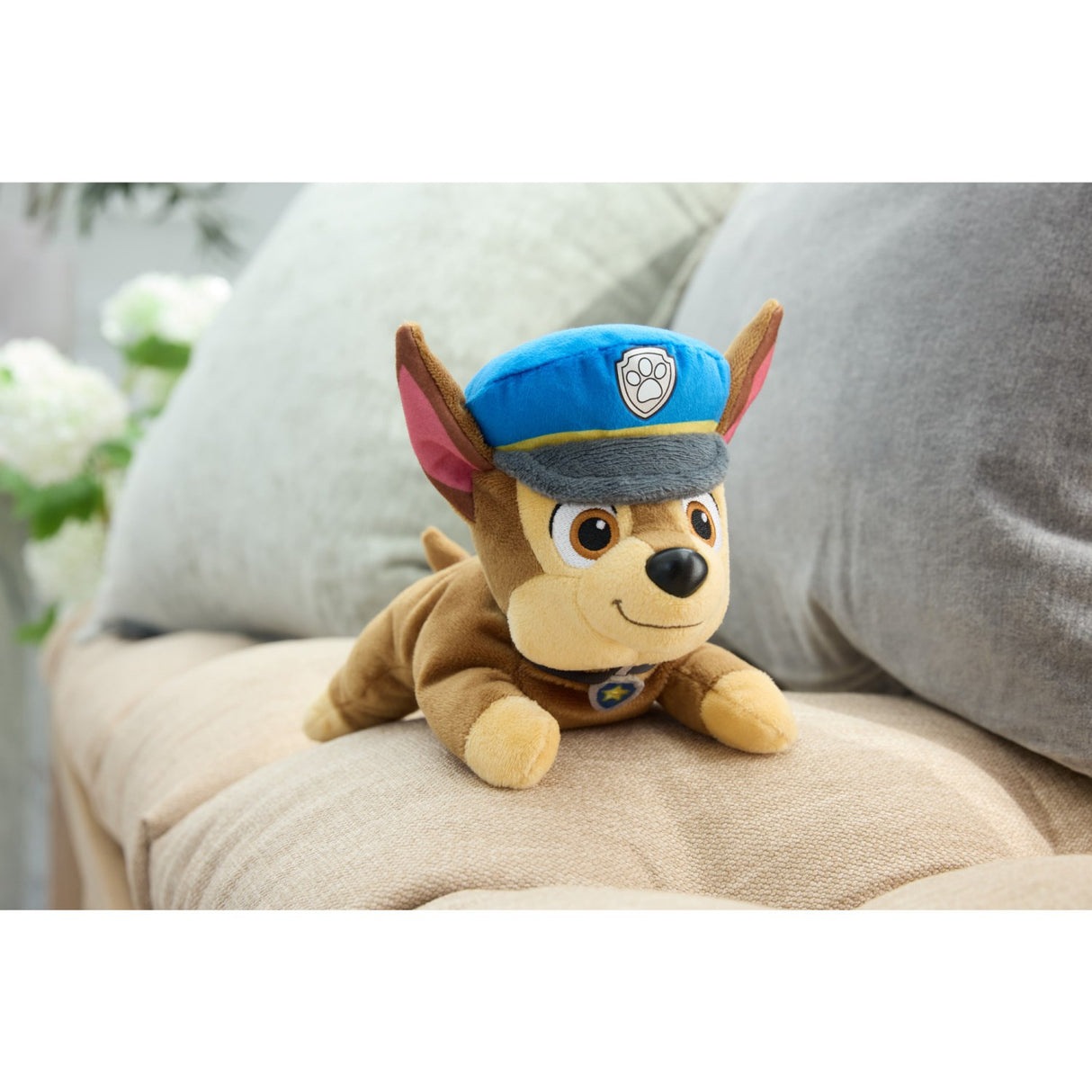 Paw Patrol Gund Hat & Halsbånd Plys 20 Cm Chase