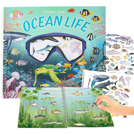 TRENDS by Depesche Create Your Ocean Life Med Holofoil-Stickers