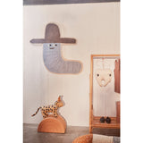 OYOY Nature Cork Skammel Rainbow