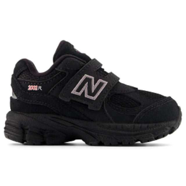 New Balance Black 2002 Kids Hook & Loop Sneakers