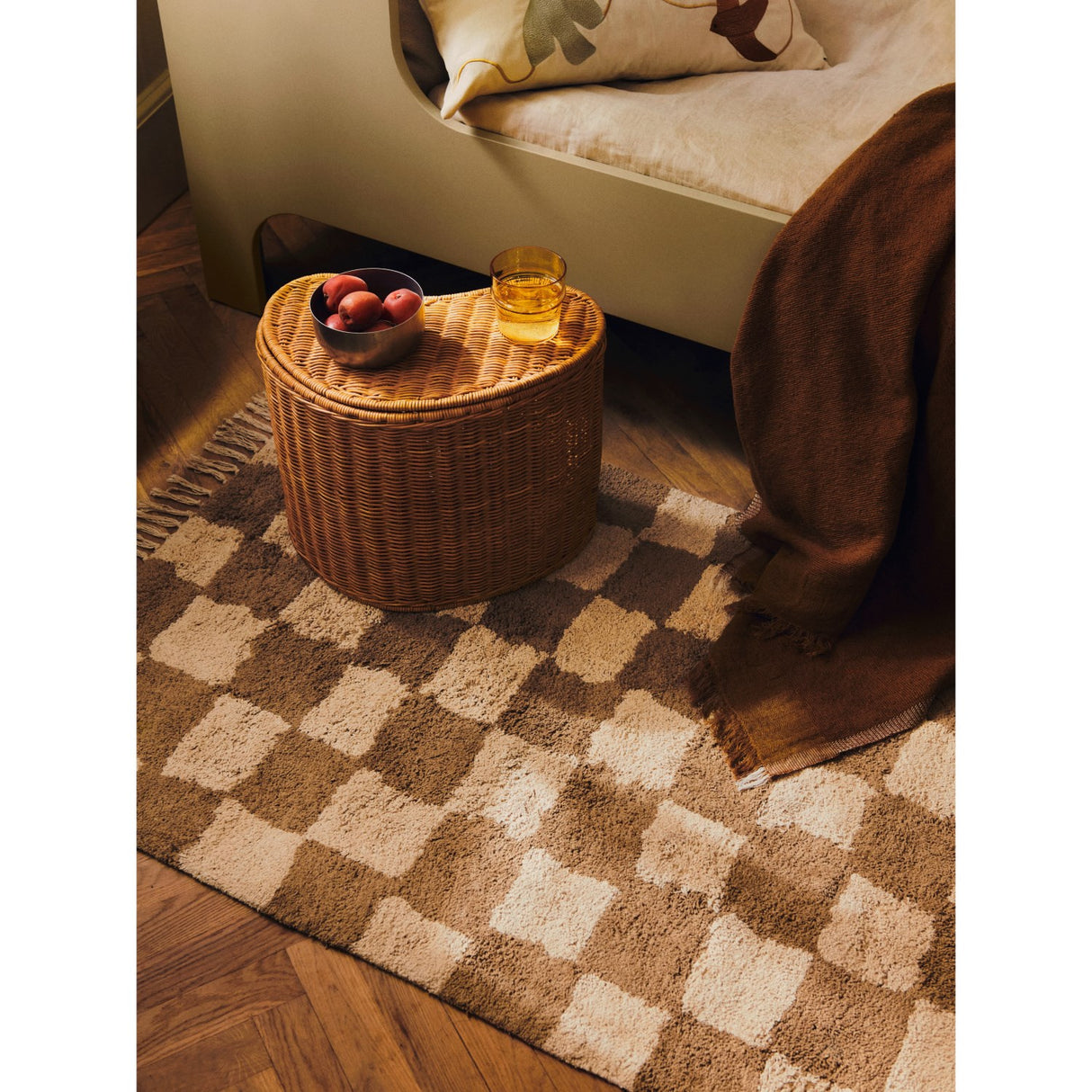 Ferm Living Natural Willora Flettet Opbevaring 2-Pak