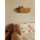 Ferm Living Multi Swif Bird Broderet Pude Rectangular