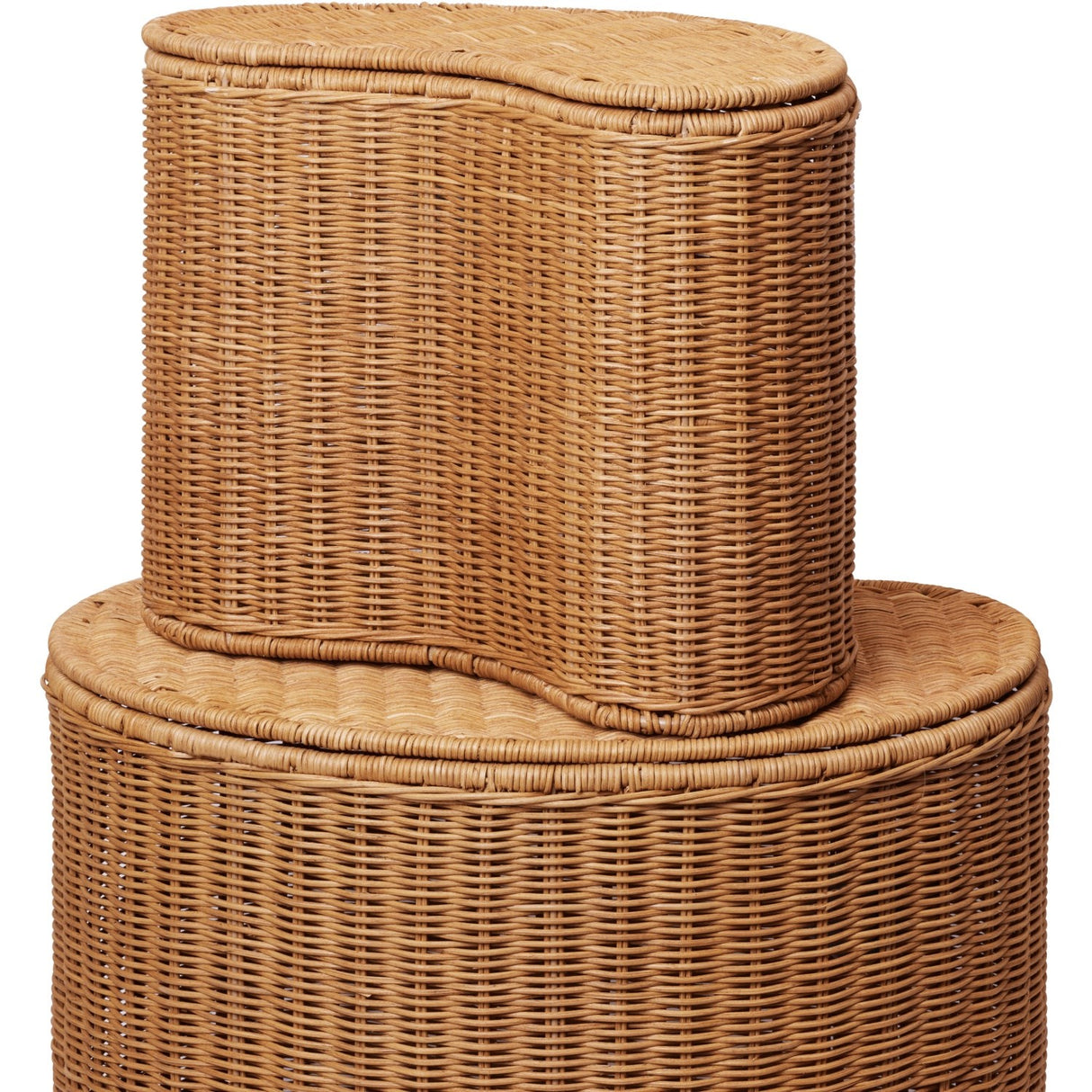Ferm Living Natural Willora Flettet Opbevaring 2-Pak