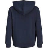 Jack & Jones Junior Navy Blazer Jjcollege Logo Sweat Hætte Jnr