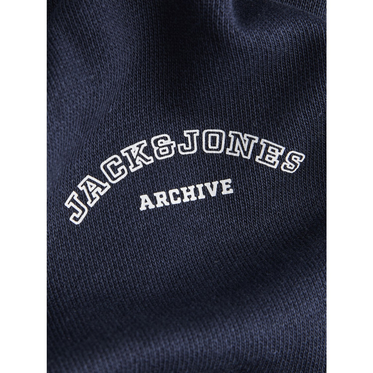 Jack & Jones Junior Navy Blazer Jjcollege Logo Sweat Hætte Jnr