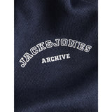Jack & Jones Junior Navy Blazer Jjcollege Logo Sweat Hætte Jnr