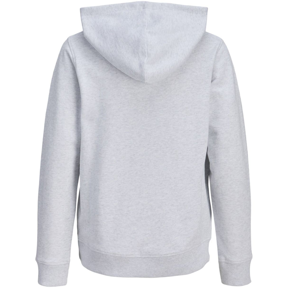 Jack & Jones Junior White Melange Jjcollege Logo Sweat Hætte Jnr