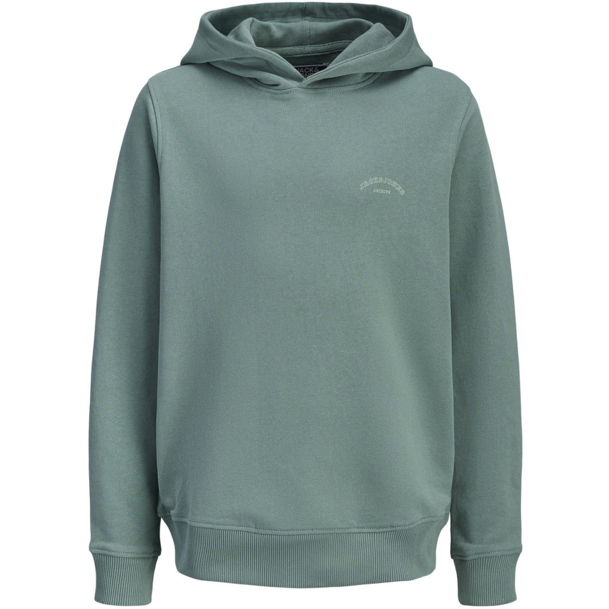 Jack & Jones Junior Mineral Blue Jjcollege Logo Sweat Hætte Jnr