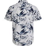 Jack & Jones Junior Cloud Dancer Jjhonolulu Aop Skjorte Ss Jnr