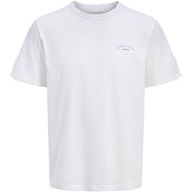 Jack & Jones Junior Bright White Jjcollege Logo Tee Ss Crew Neck Jnr