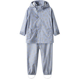 Lil'Atelier Zen Blue Swan Nmfladry10 Rain Sæt Aop Fo Lil