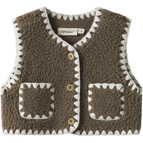 Lil'Atelier Shitake Nbflajo Loose Vest Lil