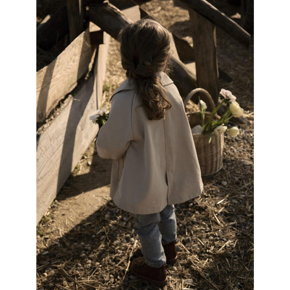 Lil'Atelier Safari Nmflamadelin Loose Long Jakke Lil