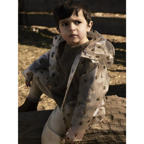 Lil'Atelier Turtledove Bee Nmnmamio Loose Rain Jakke Fo Lil