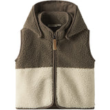 Lil'Atelier Turtledove Shitake Nmmlajo Loose Vest Lil