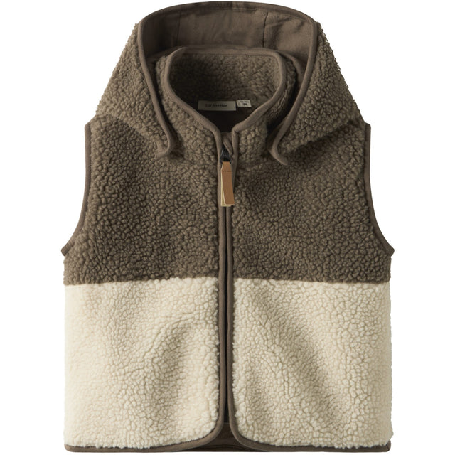 Lil'Atelier Turtledove Shitake Nmmlajo Loose Vest Lil