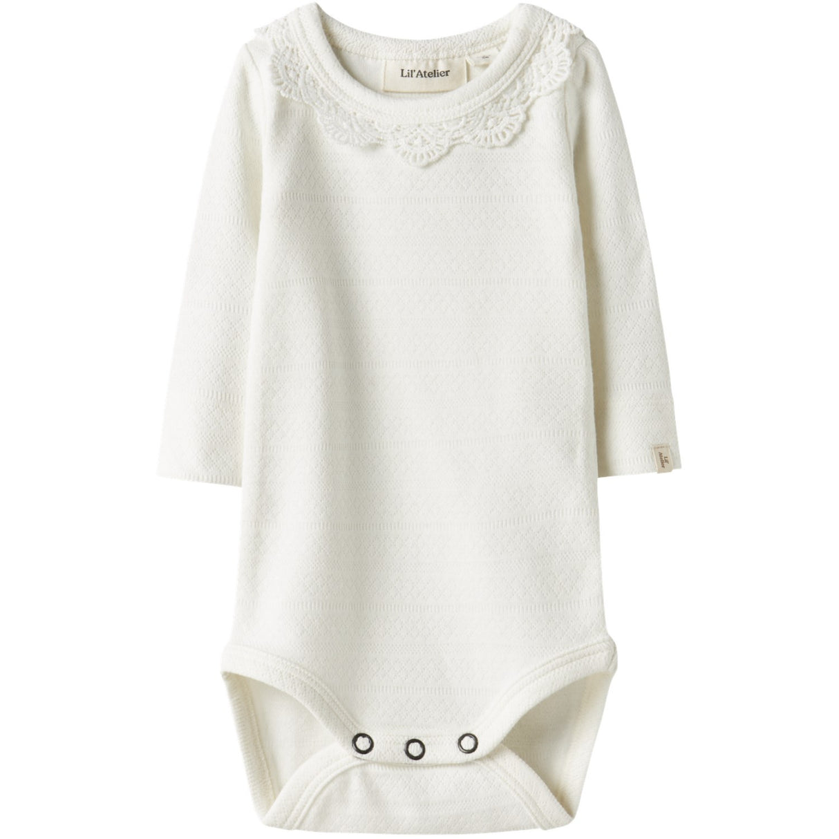 Lil'Atelier Coconut Milk Nbftapia Ls Slim Body Lil