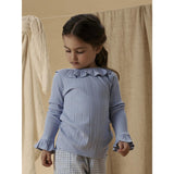 Lil'Atelier Zen Blue Nmftansy Ls Slim Top Lil