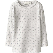 Lil'Atelier Coconut Milk Bell Flower Nmfgayo Sag Ls Slim Top Lil