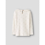 Lil'Atelier Coconut Milk Flower Nmfrachello Ria Ls Slim Top Lil