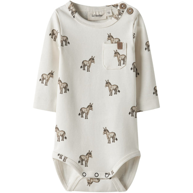 Lil'Atelier Coconut Milk Donky Nbmlayo Sev Ls Slim Body Lil