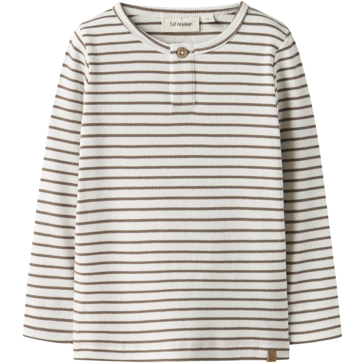 Lil'Atelier Coconut Milk Nmmtonto Tor Ls Slim Top Lil