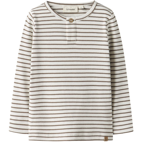 Lil'Atelier Coconut Milk Nmmtonto Tor Ls Slim Top Lil