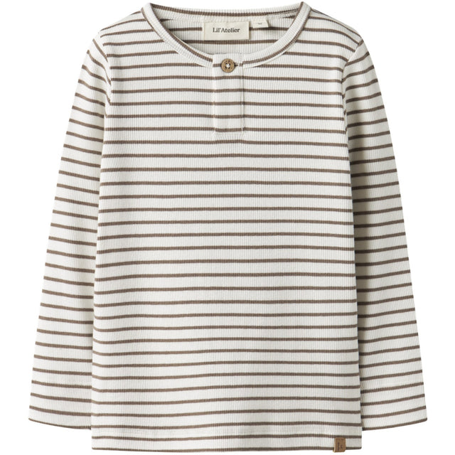 Lil'Atelier Coconut Milk Nmmtonto Tor Ls Slim Top Lil