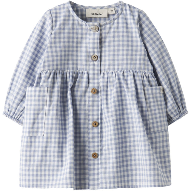 Lil'Atelier Zen Blue Nbftallula Ls Loose Body Kjole Lil