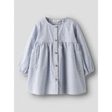 Lil'Atelier Zen Blue Nmftallula Ls Loose Kjole Lil